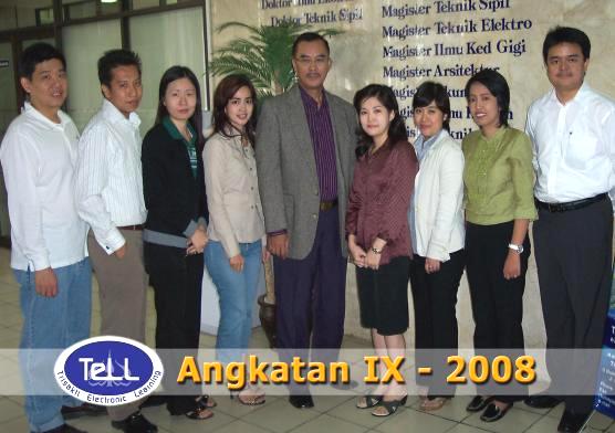 Reza at Trisakti University in 2008- on the far right