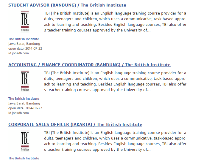 Endless vacancies ...