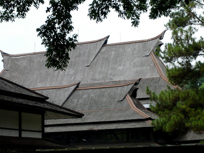 Indonesian style roofs in the university buildings