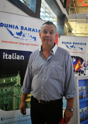 Marcel Staal at the launch of Dunia Bahasa